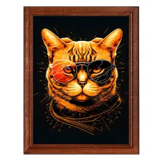 Постер в рамке 17х22см Кот анфас POSV-0402