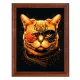 Постер в рамке 17х22см Кот анфас POSV-0402