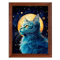 Постер в рамке 17х22см Кошка POSV-0405