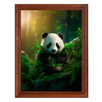 Постер в рамке 17х22см Панда POSV-0426