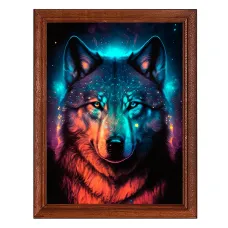 Постер в рамке 17х22см Волк POSV-0431