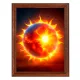 Постер в рамке 17х22см Пламенное небесное тело POSV-0447