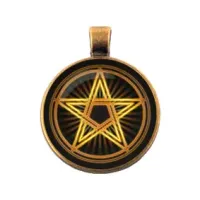 Амулет Бронзовая коллекция Защитная пентаграмма ALE040