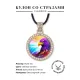 Кулон со стразами Орел, цвет светлое золото ALKS0165