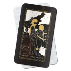 Магическая карта таро - Рыцарь пентаклей YAN474