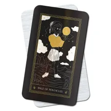 Магическая карта таро - Паж пентаклей YAN475