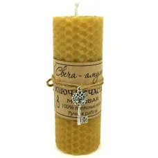 Свеча Ключ к счастью 10х3,7см натуральный воск MSV007