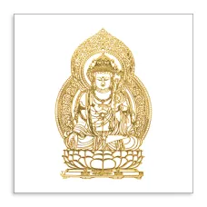Наклейка Будда, 6,5х4см NK051