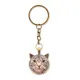 Брелок Кот анфас BK-ALK751
