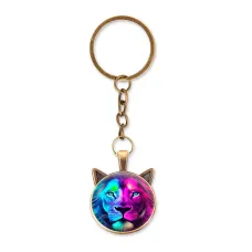 Брелок Неоновый лев BK-ALK752