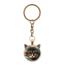 Брелок Кот в очках BK-ALK757
