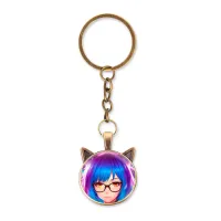Брелок Аниме девушка с ушами неко BK-ALK768