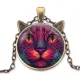 Кулон с цепочкой Кот сюрреализм ALK773