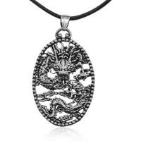 Амулет Дракон на шнурке, 4,5х2,5см AC216