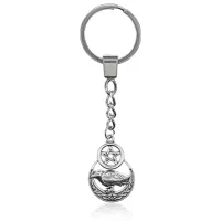 Брелок Ворон, Месяц и Пентаграмма, 9,5х3см BK155