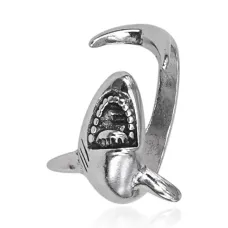 Безразмерное кольцо Акула, 17мм KL435