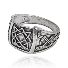 Кольцо Восьмиконечная Звезда, размер 12 KL441-12