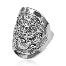 Безразмерное кольцо Дракон, 30мм KL451