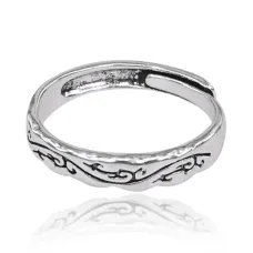 Безразмерное кольцо с узором, 3мм KL455