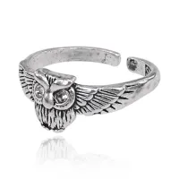 Безразмерное кольцо Сова, 8мм KL457