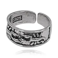 Безразмерное кольцо Два скорпиона, 9мм KL458