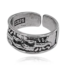 Безразмерное кольцо Два скорпиона, 9мм KL458