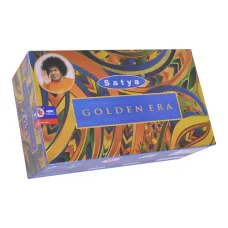 Блок благовоний Golden Era (Золотая эра) 12 упаковок по 15 грамм Satya-15-BL