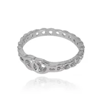 Кольцо, цвет серебряный, размер 9 KL472-09