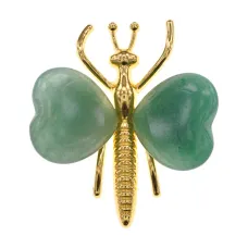 Фигурка Мотылек, 4,5х3,5см, нефрит ST039-02