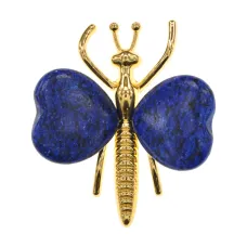 Фигурка Мотылек, 4,5х3,5см, лазурит ST039-06