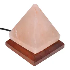 Соляной светильник Пирамида, 8х8х8см WS014