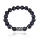 Браслет с руной Дагаз и синт. камнем Синий авантюрин 10 мм BSRC-03-02