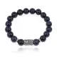 Браслет с руной Уруз и синт.камнем Синий авантюрин 10 мм