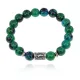 Браслет с руной Наутиз и синт. камнем Хризоколла 10 мм BSRC-15-21