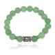 Браслет с руной Вуньо и нат.камнем Нефрит 10 мм BSRC-18-13