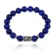 Браслет с руной Манназ и нат.камнем Лазурит 10 мм BSRC-23-10