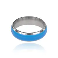 Светящееся кольцо, цвет голубой, размер 8 KL465-B-08