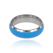 Светящееся кольцо, цвет голубой, размер 9 KL465-B-09