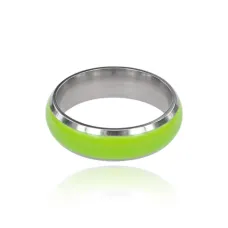 Светящееся кольцо, цвет зеленый, размер 7 KL465-G-07