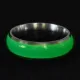 Светящееся кольцо, цвет зеленый, размер 7 KL465-G-07
