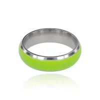 Светящееся кольцо, цвет зеленый, размер 8 KL465-G-08