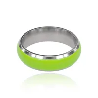 Светящееся кольцо, цвет зеленый, размер 9 KL465-G-09