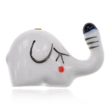 Керамическая подставка для благовоний Слоник, 2,5х4,5х2 см