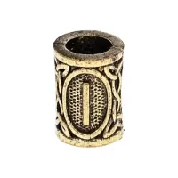 Бусина для волос Viking с руной Иса, 13х9мм HB006-02