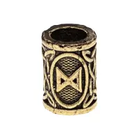 Бусина для волос Viking с руной Дагаз, 13х9мм HB006-03