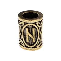 Бусина для волос Viking с руной Хагалаз, 13х9мм HB006-04