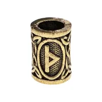 Бусина для волос Viking с руной Турисаз, 13х9мм HB006-09