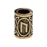 Бусина для волос Viking с руной Уруз, 13х9мм HB006-13