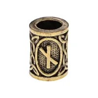 Бусина для волос Viking с руной Наутиз, 13х9мм HB006-15