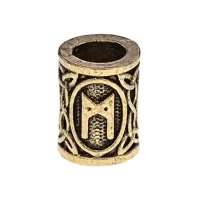 Бусина для волос Viking с руной Манназ, 13х9мм HB006-23